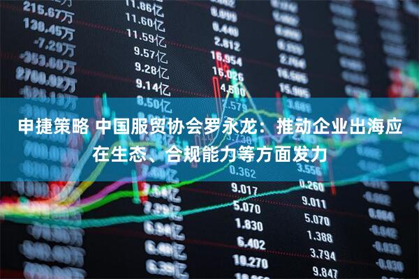 申捷策略 中国服贸协会罗永龙:推动企业出海应在生态、合规能力等方面发力